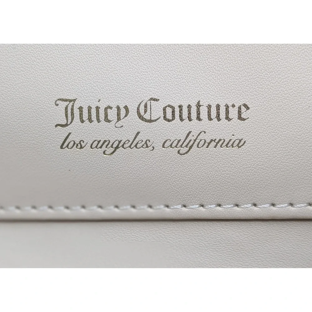 Juicy Couture State Of My Heart Medium Double Zip Around Wallet Light Pink